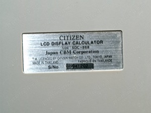 2 calculatoare vechi de birou, Citizen si Casio - imagine 4