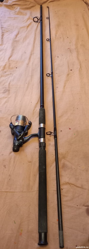 Lanseta 3m Wind Blade, actiune 240g, mulineta Okuma StingRay 500, 3 rulmenti 