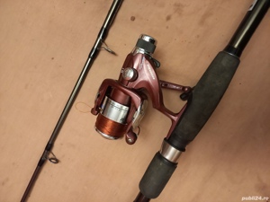 Lanseta carbon 2,4m Trabucco Danubius, mulibeta Trabucco 330, 3 rulmenti - imagine 5