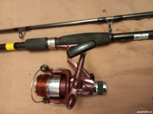 Lanseta carbon 2,4m Trabucco Danubius, mulibeta Trabucco 330, 3 rulmenti - imagine 4