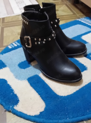 Cizme scurte de damă fashion. - imagine 2