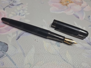 Stilou de lux Genius penita clasica Iridium Point M BLACK Metalic - imagine 4