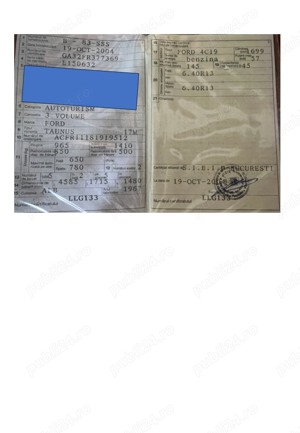 Vand Ford Taunus 17 M 1967