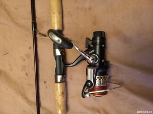 Lanseta carbon spining 2,7m mulineta Energo 3000, 7 rulmenti  - imagine 5