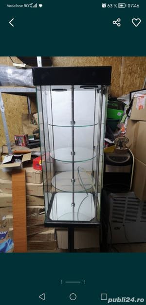 vitrina sticla rotativă 