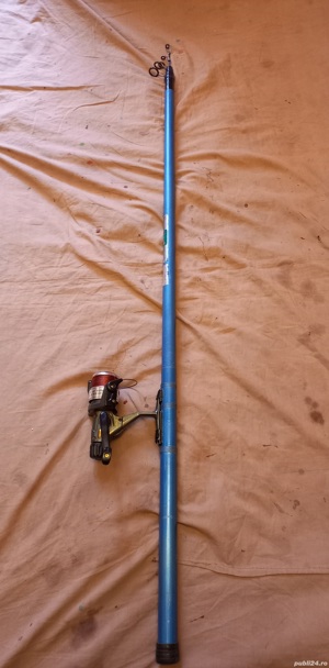 Lanseta bologneza Shakespeare Favorit 4m, mulineta Daiwa 4000, 3 rulmenti  