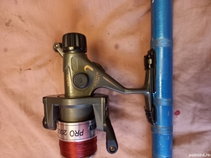 Lanseta bologneza Shakespeare Favorit 4m, mulineta Daiwa 4000, 3 rulmenti   - imagine 2