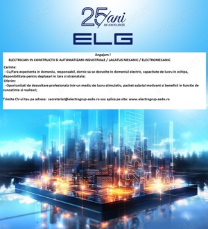 electrician lacatus mecanic electromecanic