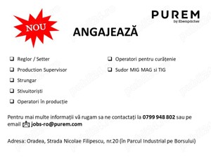 Purem Oradea angajează