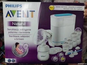 Vănd sterilizator philips avent 4 în 1+ pompă de muls manuală