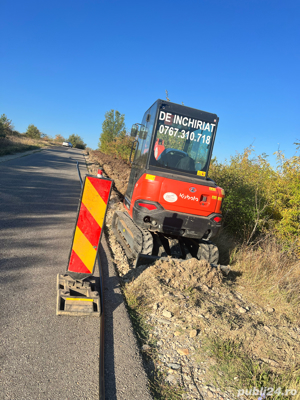 Execut lucrari cu miniexcavatorul!  - imagine 5