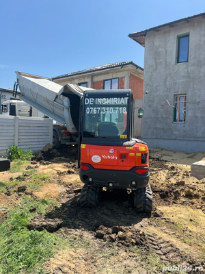 Execut lucrari cu miniexcavatorul!  - imagine 2