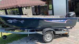 barca Linder sportsman 400, motor suzuki 15, cp peridoc repo - imagine 3