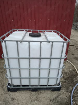 Bazin 1000 litri cu grilaj metalic