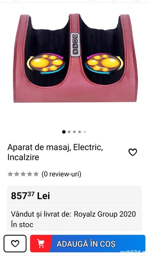 Aparat pentru masaj picioare - imagine 3