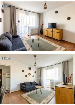 Proprietar închiriez ofer apartament 2 camere mobilat utilat complet, Brașov, Florilor, etaj1