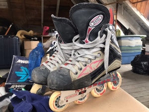 Vand Patine cu rotile profesionale Mission stare foarte buna nr.41 si 38