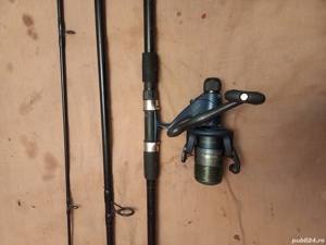 Lanseta 3,6m, CarpHunter, mulineta Dam Quick 4500, 3 rulmenti  - imagine 4