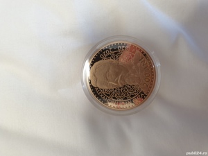 Medalie aurita colecție Alexandru Ioan Cuza