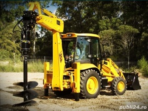 inchiriere BULDOEXCAVATOR cu foreza burghiu - imagine 2