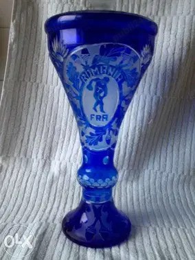 Vază aniversară cobalt albastru