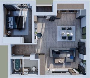 Apartament nou, 2 camere, Calea Torontalului-Comision  0% - imagine 14