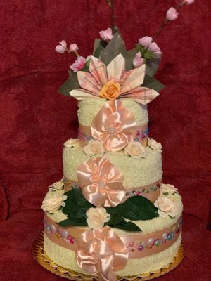 Torturi din Prosoape confectionate de mana  - imagine 4