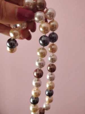 Vand  colier din perle naturale de Mallorca 10 mm