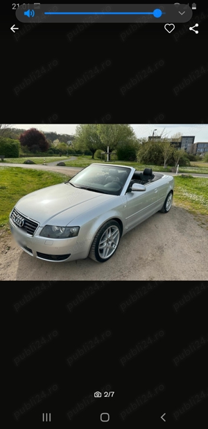 Audi a4 cabrio 1.8 turbo automat