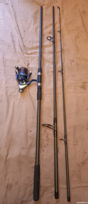 Lanseta carbon 3,6m Wind Blade,  mulineta Wind Blade 50R, 4 rulmenti 