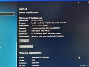 Pc Gaming i5 4570,24 Gb ram ssd 128Gb, Hdd 1Tb video,2Gb  - imagine 2