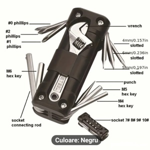 Vand set de scule multifuncțional din otel - imagine 5