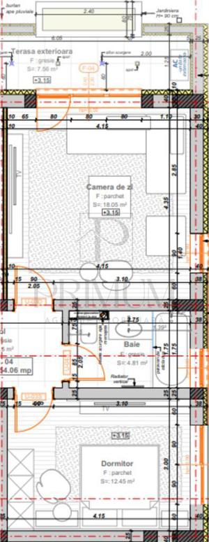GIROC - 2 Camere spatios - Etajul 1 - Decomandat - Balcon mare - imagine 4