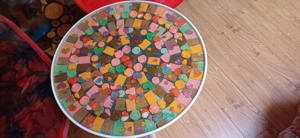 masute  de cafea rasina hand made  - imagine 4