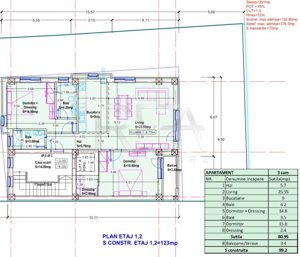 Apartament Superb 3 Camere  Bloc Boutique Baneasa-Aviatiei - imagine 11