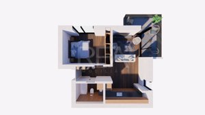 2 camere decomandat - Balcon 10,6 mp - Tepeș Vodă 152