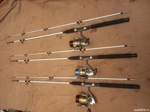 Lanseta *** fibra plina 2,1m, actiune 250g, mulineta Tokusima 5000, 5 rulmenti 