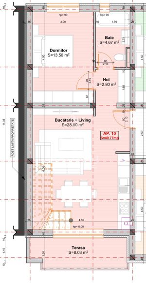 Penthouse cu scara interioara deosebita, 3 camere si 2 bai langa Lidl. - imagine 15