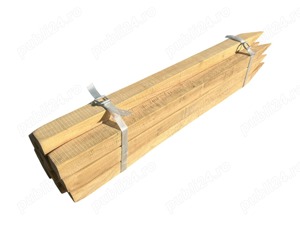 Stalpi patrati din lemn de salcam - imagine 3