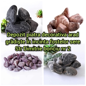 Depozit piatra decorativa colorata sau alba Grecia 