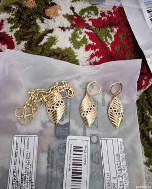 Lanț  placat cu aur de 18 K - imagine 3