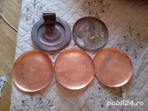 Farfurioare din cupru de coletie