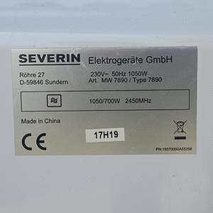 Cuptor microunde defect SEVERIN - imagine 4