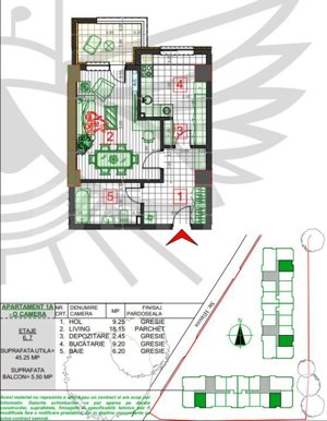 Promotie! Apartament de 1 camera, 48mp, mobilat si utilat, zona CUG - imagine 4