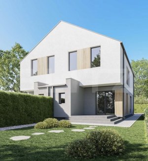 Casă tip duplex în Giroc – confort modern, eficiență energetică și intimitate
