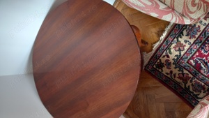 Vand masa din lemn masiv,model retro,lacuita,culoare inchisa,lacuita,stare f buna - imagine 3