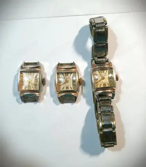 3 ceasuri SLAVA Minion de damă, cal. 1600, 17J, anii '60, funcționale