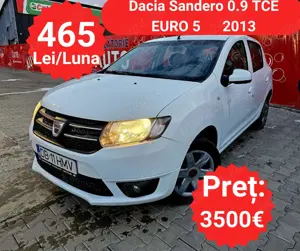 Dacia Sandero 0.9 Tce - RATE de la 465 Lei pe Luna