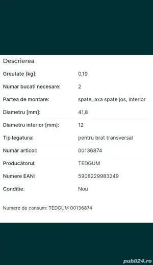 vand bucsi Chrysler Sebring  - imagine 2