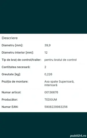 vand bucsi Chrysler Sebring 